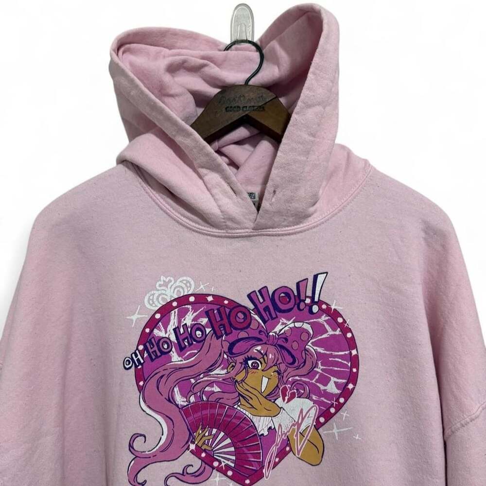 Omocat Sweetheart Oh Ho Ho Pink Hoodie Size XL Gaming Merch